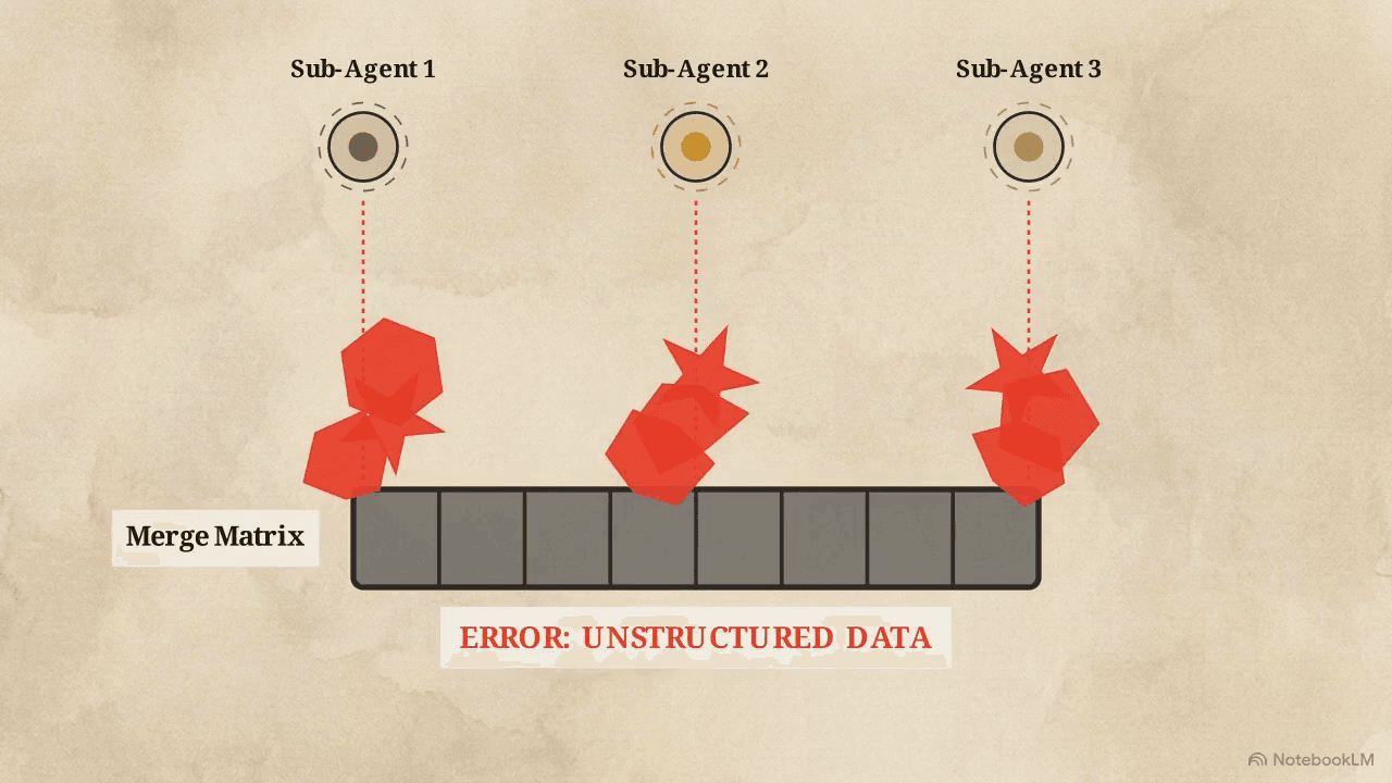 Merge matrix failure — unstructured data error