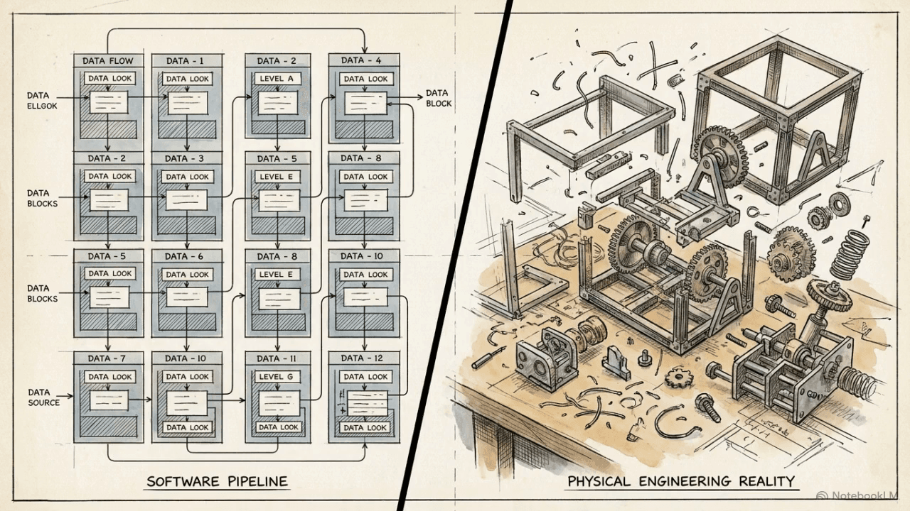 Software pipeline vs. physical engineering reality
