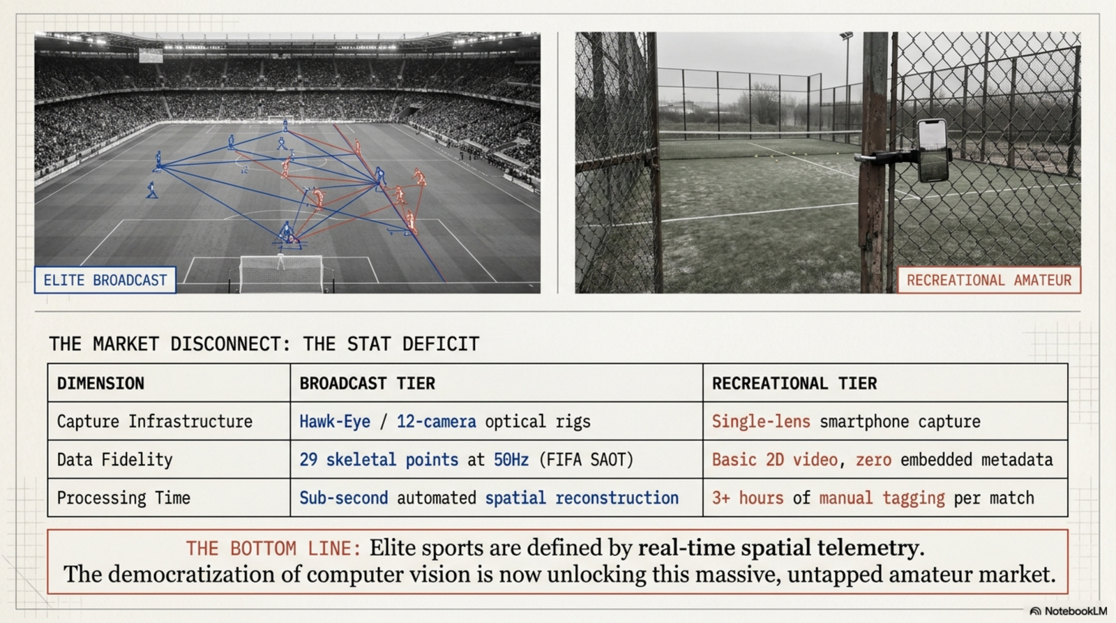 Computer vision already runs elite sports. It's about to run the rec league too. — slide
